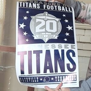 TITANS Football Team limited Edition Hatch Print 2018-22,000 printed